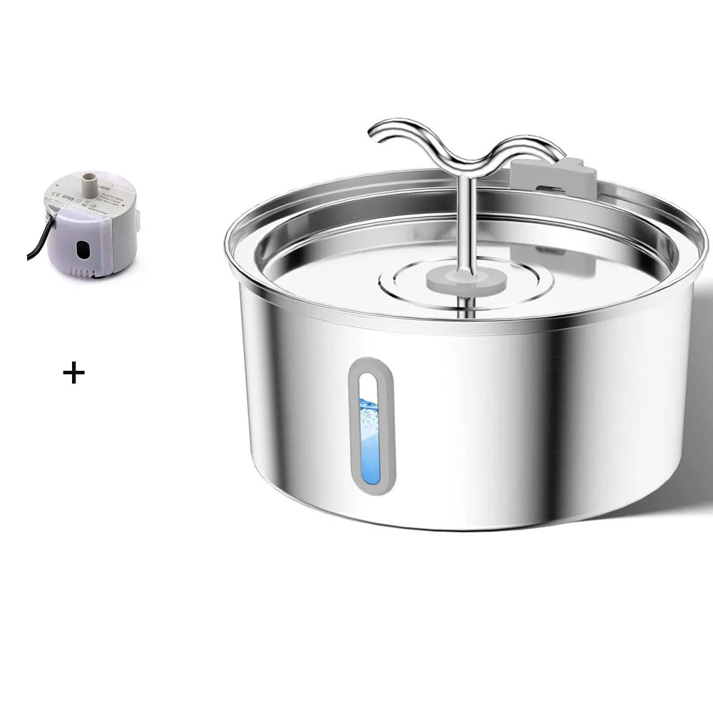 3.2L Cat & Dog Water Fountain with Triple Filtration System — Multi-Pet Drinking Bowl