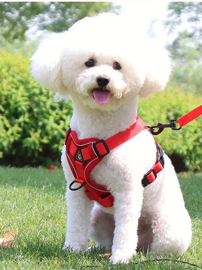 No-Pull Reflective Pet Harness and Leash Set