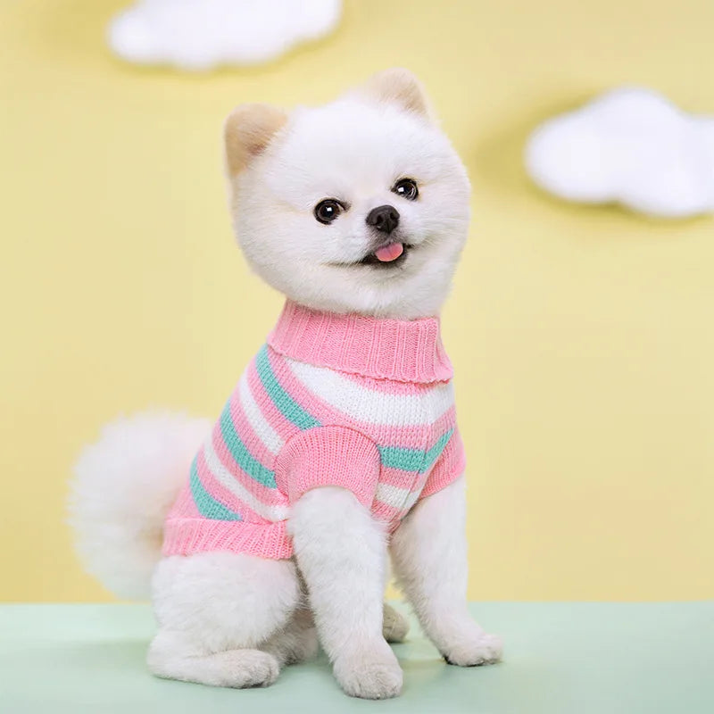 Soft Turtleneck Pet Sweater