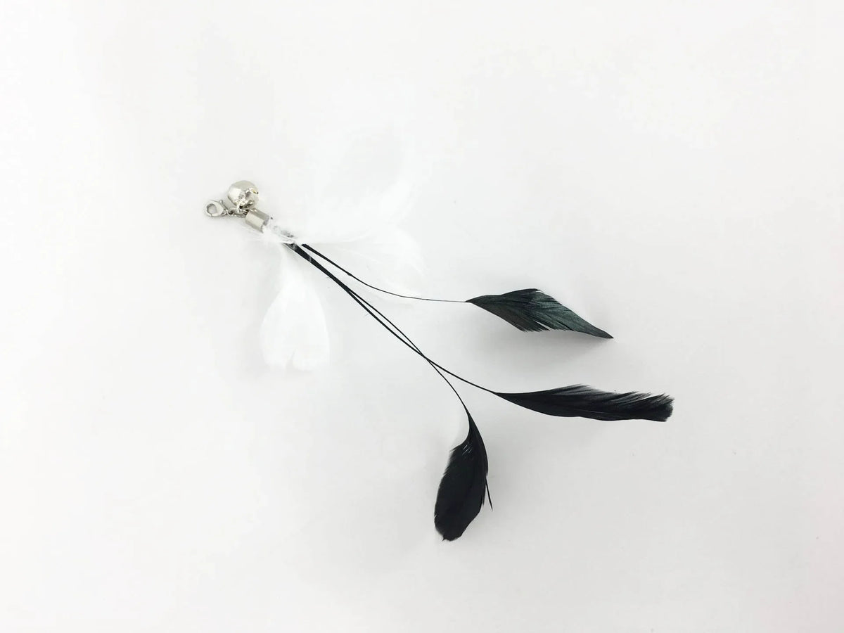 Hands-Free Suction Cup Cat Toy - Interactive Feather Wand Set