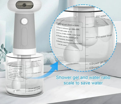 Electric Foaming Pet Shampoo Dispenser for Dogs & Cats