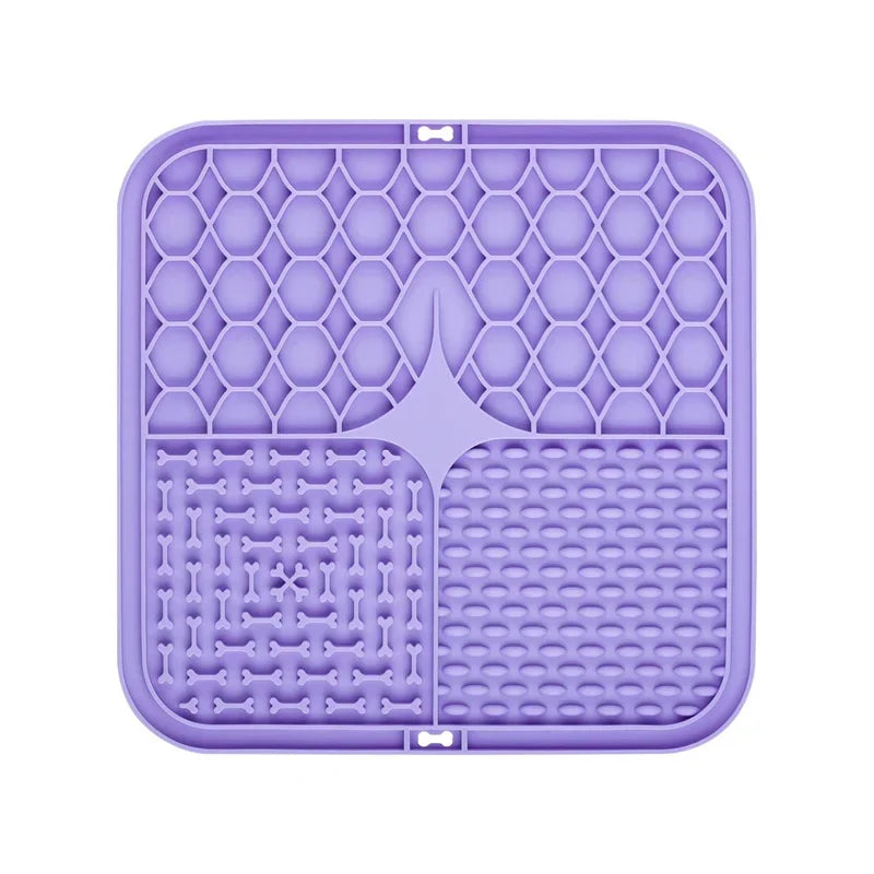 Silicone Lick Mat for Dogs — Slow Feeder & Bath Distraction