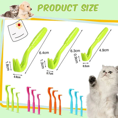 Tick and Flea Remover Tool Set for Cats and Dogs