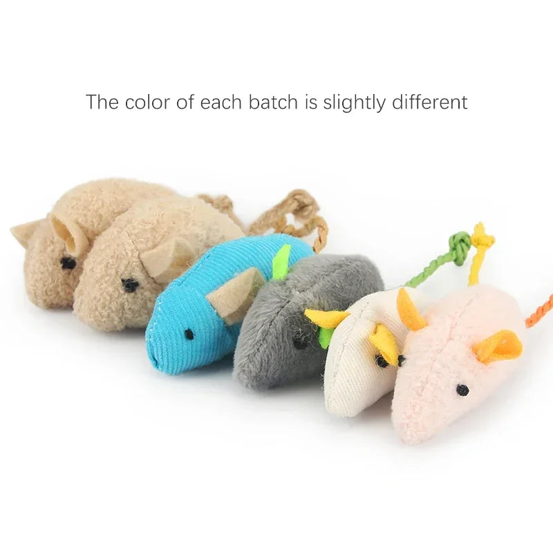 Plush Catnip Mouse Toy for Cats