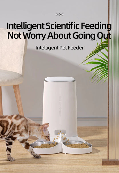 Smart WiFi Automatic Cat Feeder with Remote Control