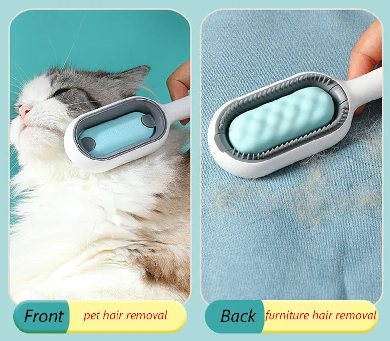 Double-Sided Pet Hair Removal Brush