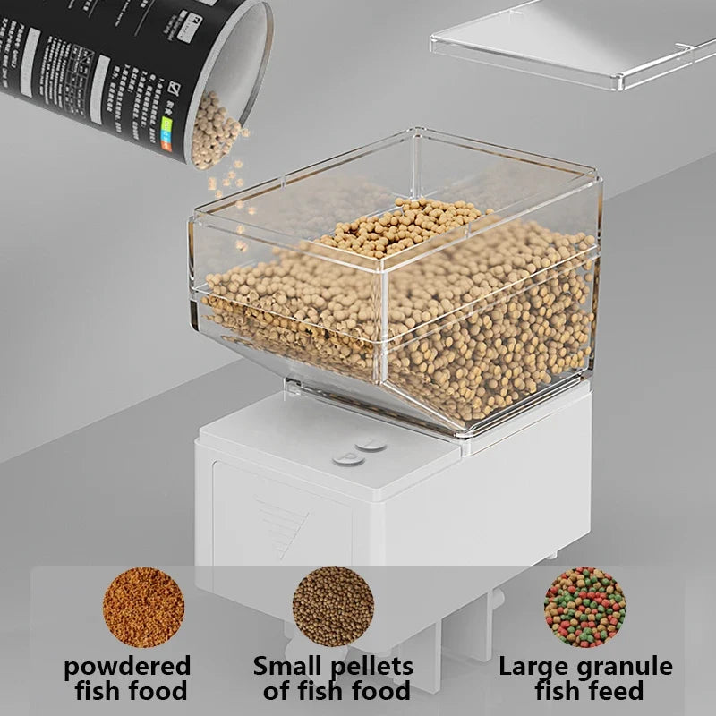 Adjustable Automatic Fish Feeder – Quantitative Aquarium Feeder for Goldfish & Indoor Tanks