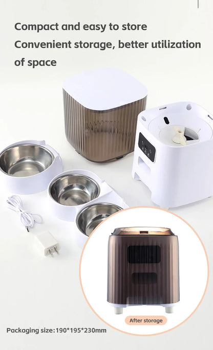 5L Smart WiFi Pet Feeder with Camera – App-Controlled Automatic Food Dispenser for Cats & Dogs