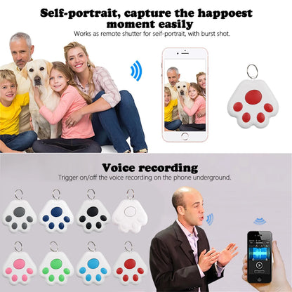 Bluetooth 5.0 Mini Anti-Lost Tracker Tag for Pets, Kids, Keys & Bags