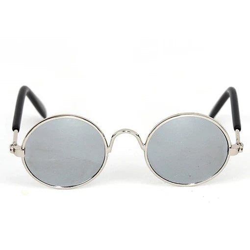 Vintage Round Pet Sunglasses for Cats & Small Dogs
