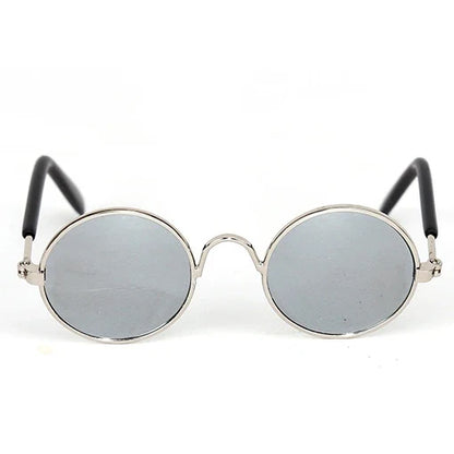 Vintage Round Pet Sunglasses for Cats & Small Dogs