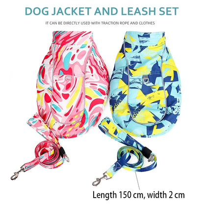 Waterproof Reflective Dog Jacket Vest Harness