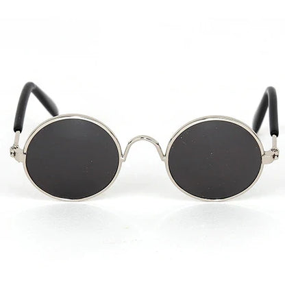 Vintage Round Pet Sunglasses for Cats & Small Dogs