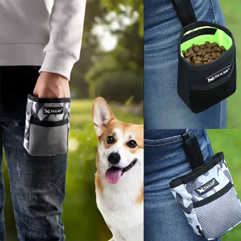 Dog Training Treat Pouch - Hands-Free Waist Bag for Obedience & Agility Training