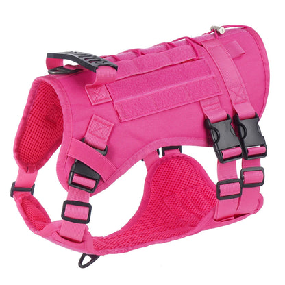 Tactical Chest Strap Dog Harness with Reinforcement Loop