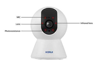 AI Auto-Tracking Pet Camera with 355° Pan-Tilt & Night Vision — 5MP or 8MP