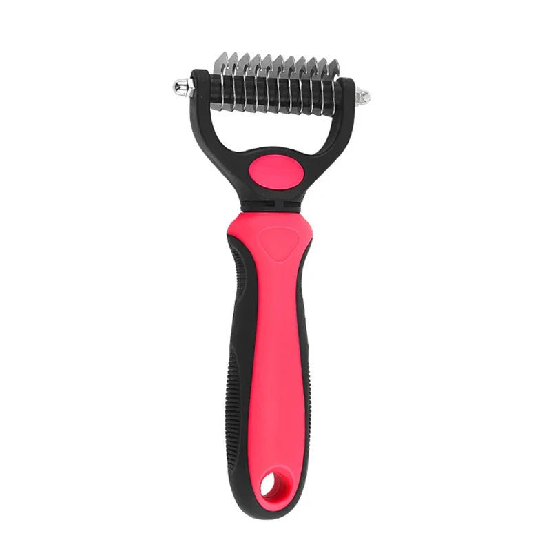 Pet Deshedding Brush - Professional Dog & Cat Hair Remover Grooming Comb