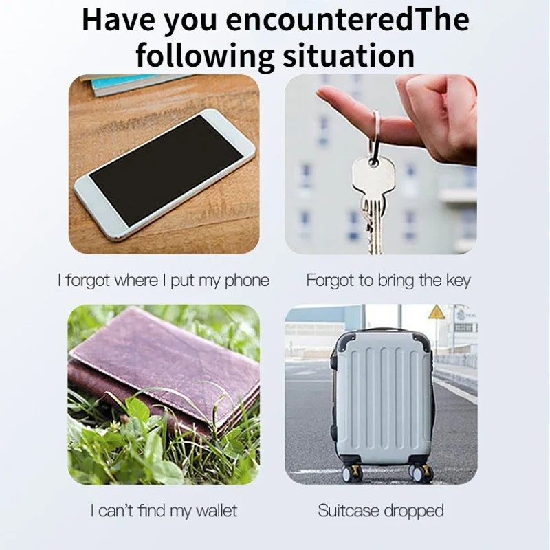 Wireless Smart Tracker & Anti-Loss Keychain Finder for Pets, Keys & Wallets