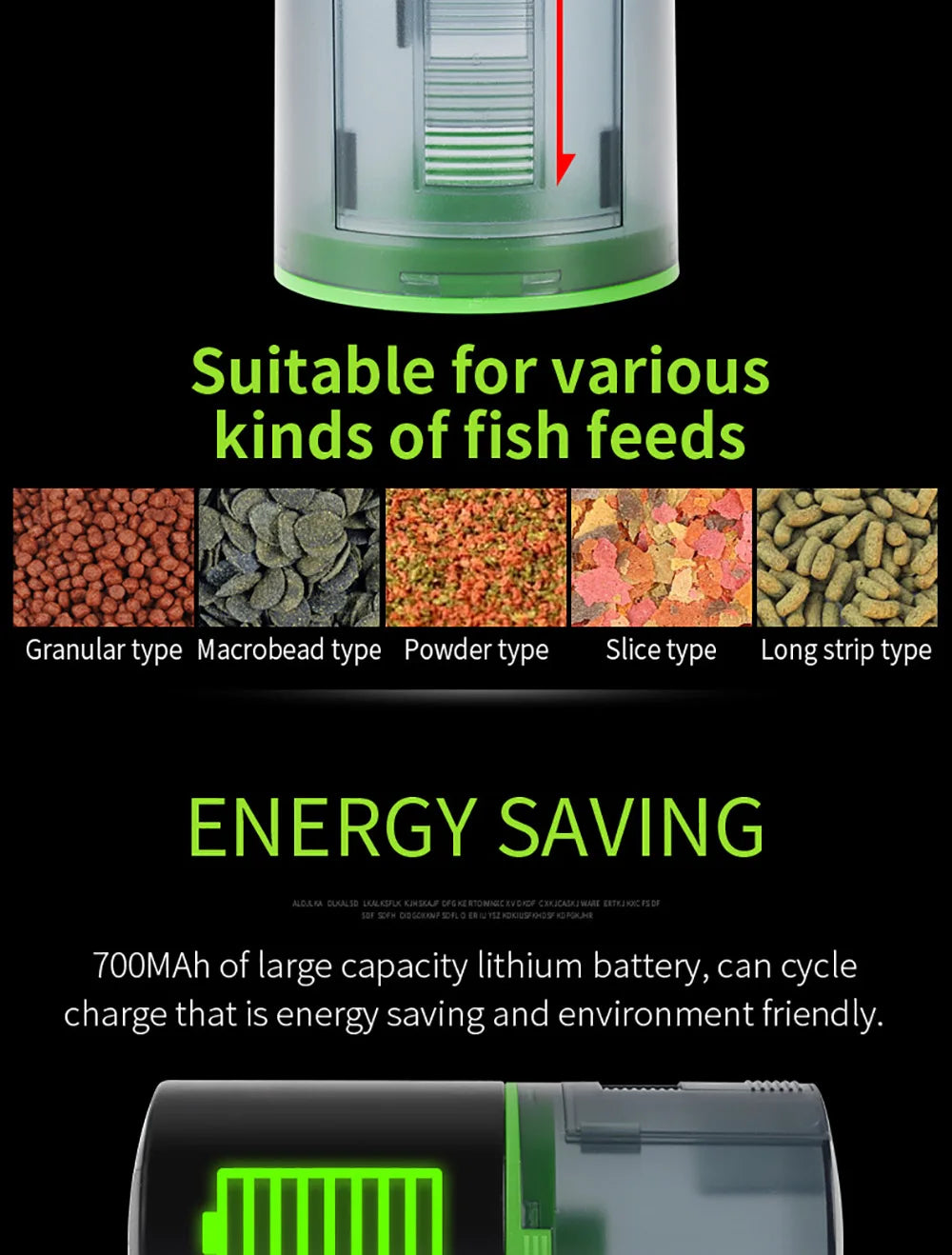 Automatic Fish Feeder - Digital Timer for Aquarium & Turtle Tank