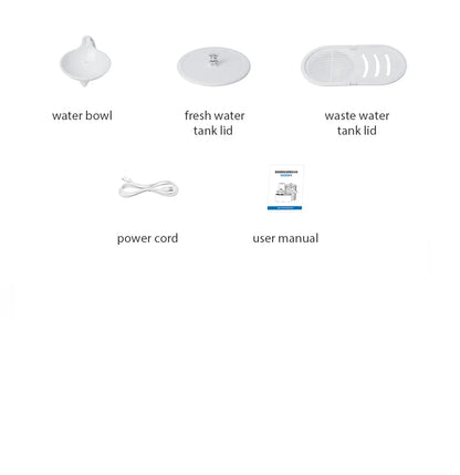 Wireless Smart Cat Water Fountain — 3L Tilting Dispenser with 2600mAh Battery & No-Filter Design