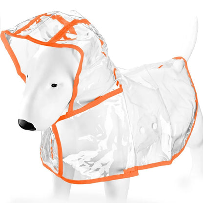 Transparent Waterproof Dog & Cat Raincoat Cape Poncho | Windproof Rain Coat for Small Dogs & Puppies