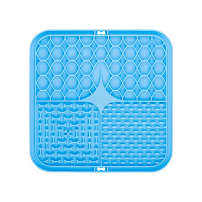 Silicone Lick Mat for Dogs — Slow Feeder & Bath Distraction