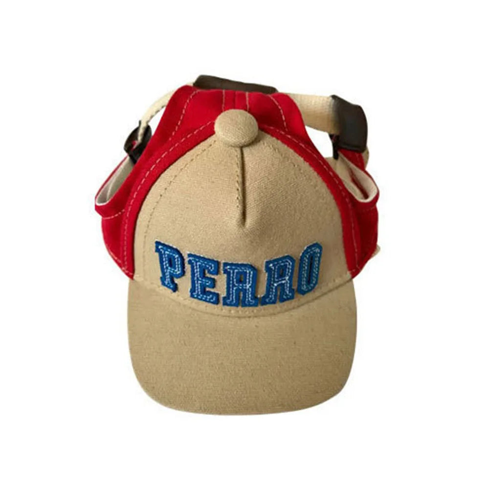 Dog Baseball Cap with Visor - Summer Sun Hat