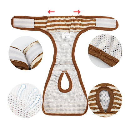 Washable Physiological Pants & Sanitary Briefs for Female Dogs & Cats
