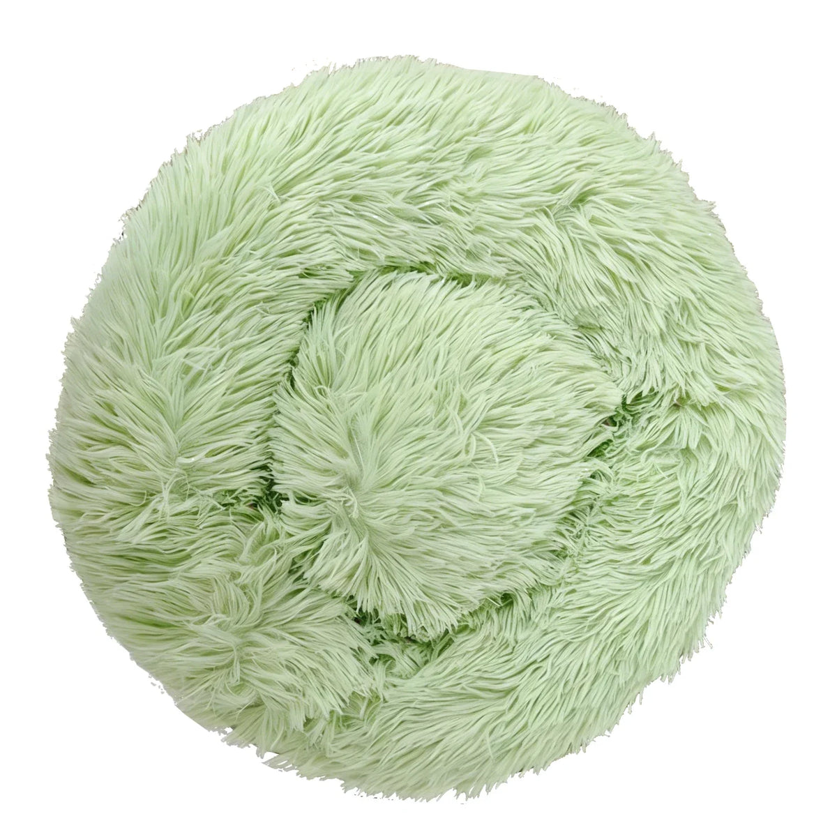 Round Plush Pet Bed — Washable Warm Basket for Dogs & Cats, 6 Sizes