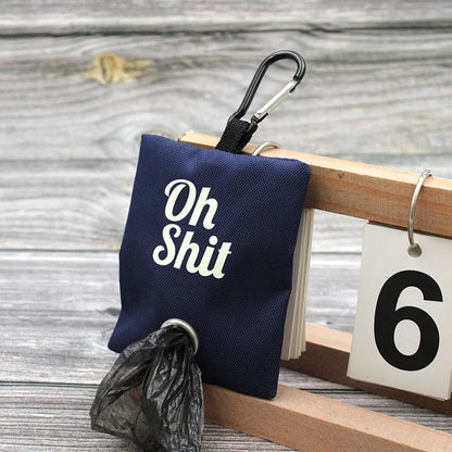 Canvas Dog Poop Bag Dispenser