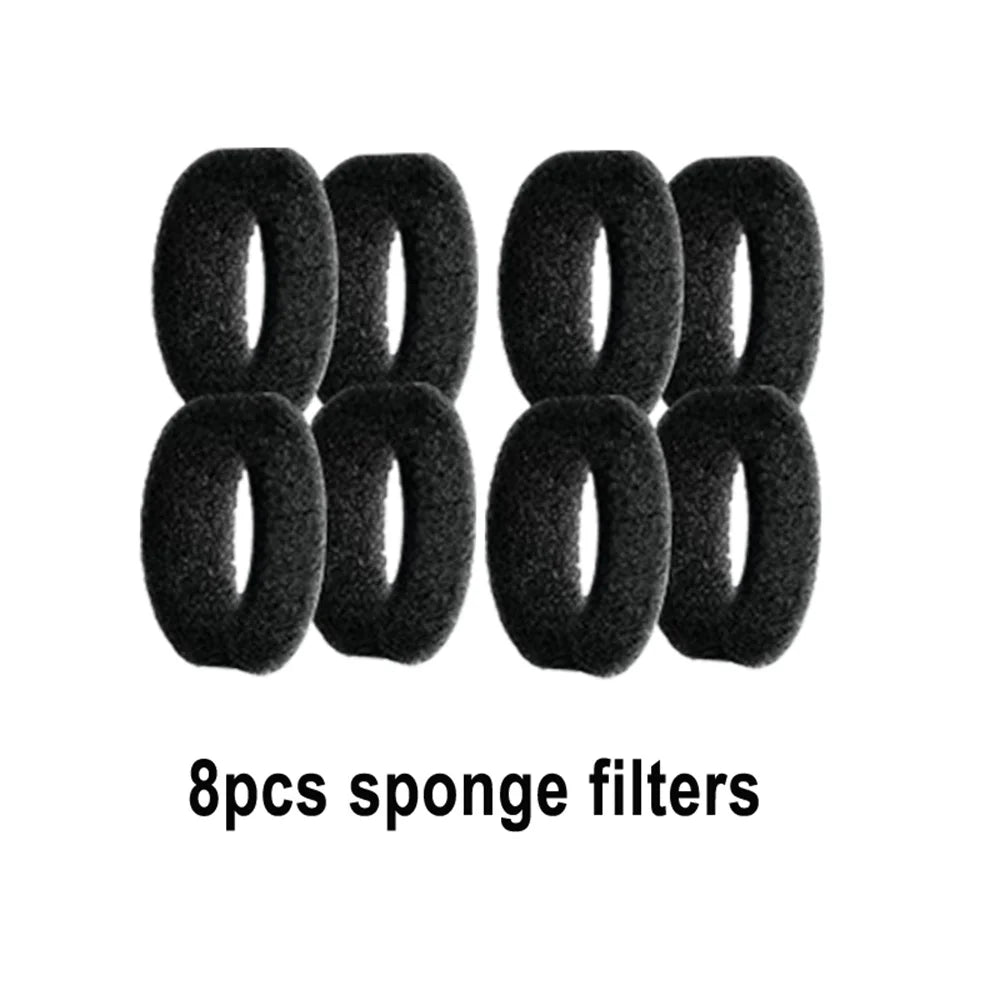 Activated Carbon Replacement Filters for Pet Water Fountains — 8pc