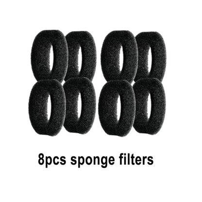 Activated Carbon Replacement Filters for Pet Water Fountains — 8pc