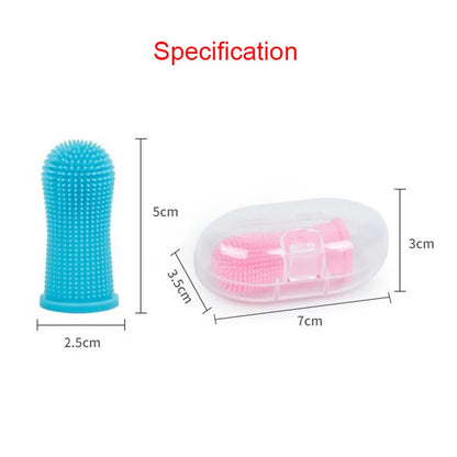 Soft Silicone Pet Finger Toothbrush