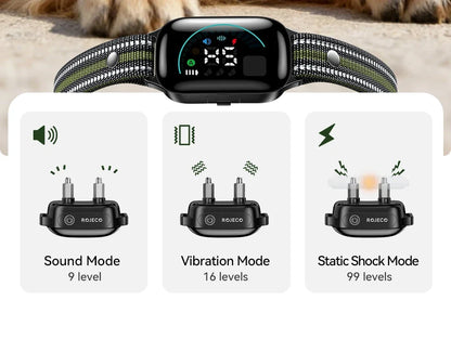 1000m Remote Dog Training Collar with Vibration & Bark Control