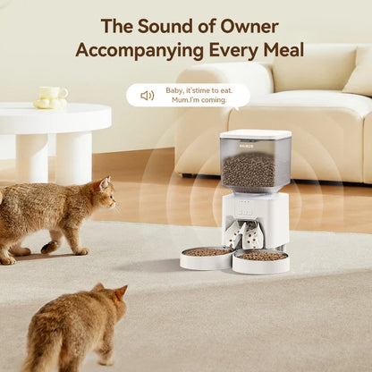 4.5L Smart Wi-Fi Automatic Pet Feeder with App Control