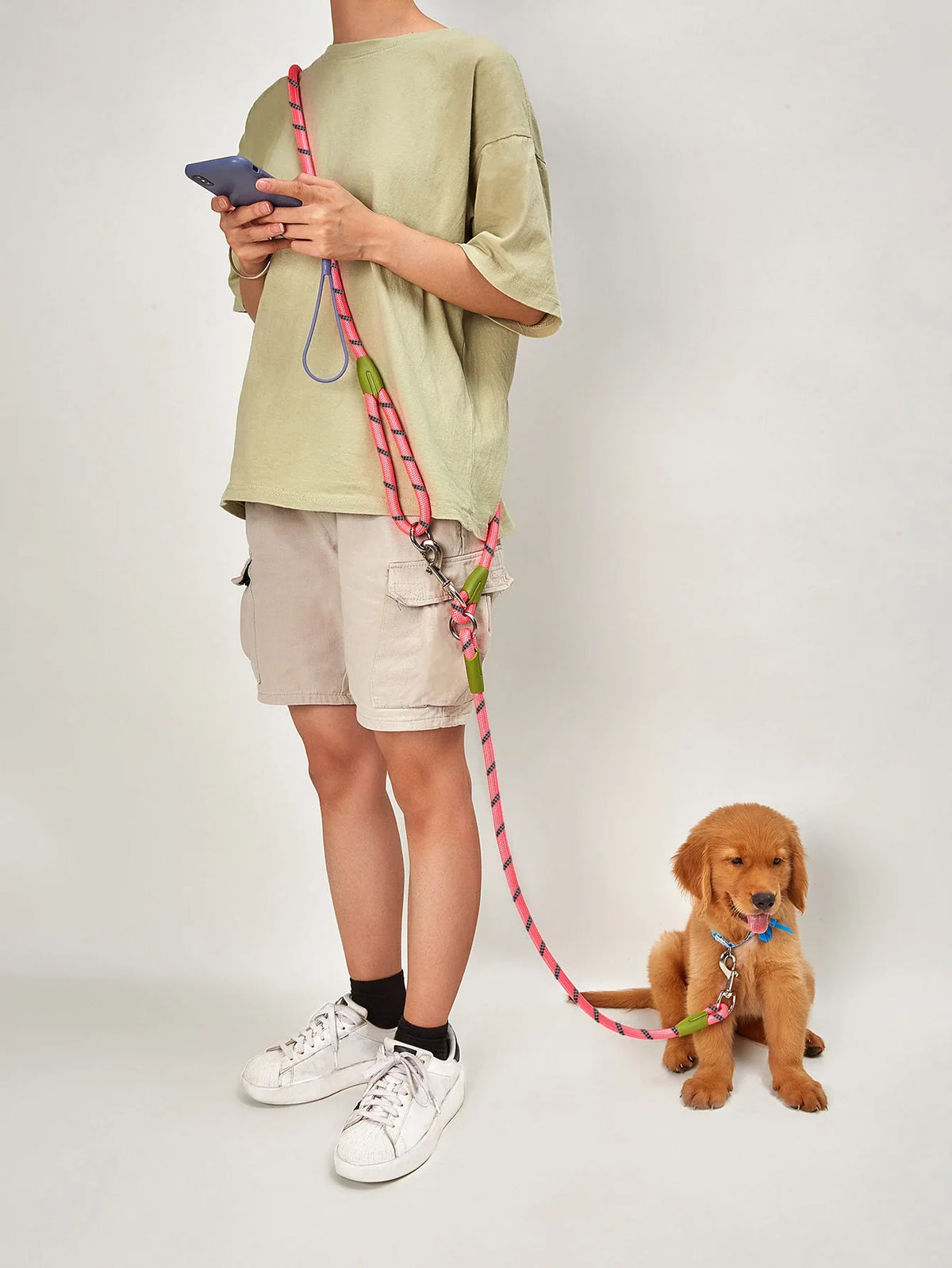 Reflective Nylon Dog Leash