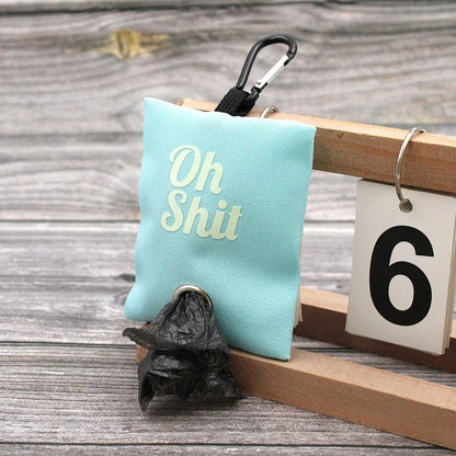 Canvas Dog Poop Bag Dispenser