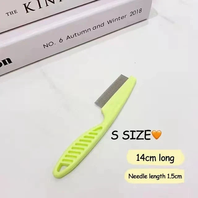 Stainless Steel Flea & Shedding Comb for Dogs & Cats