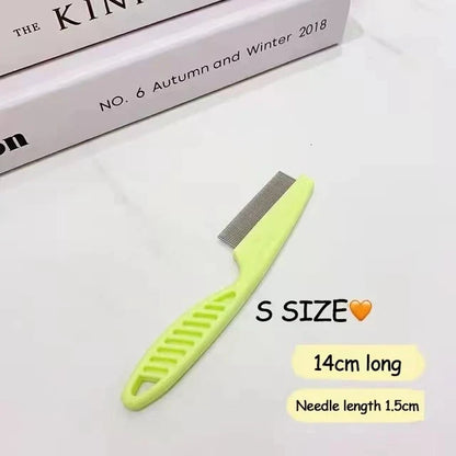 Stainless Steel Flea & Shedding Comb for Dogs & Cats