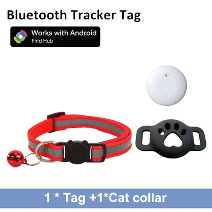 Google Find My Pet Collar Tracker for Android — IP68 Waterproof, No Subscription