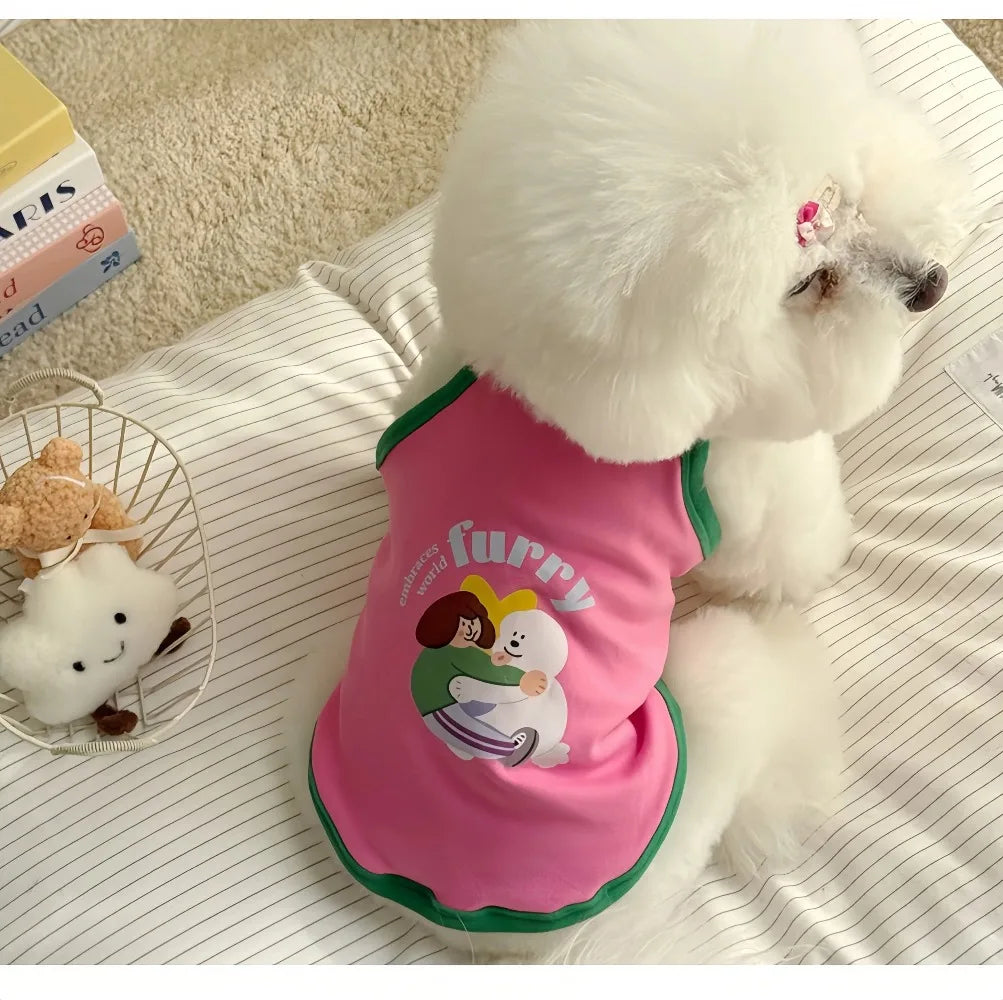 2-in-1 Cooling Slip Dress & Vest for Small Dogs & Cats | Breathable Summer Princess Skirt for Chihuahuas & Puppies