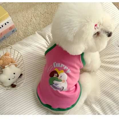 2-in-1 Cooling Slip Dress & Vest for Small Dogs & Cats | Breathable Summer Princess Skirt for Chihuahuas & Puppies