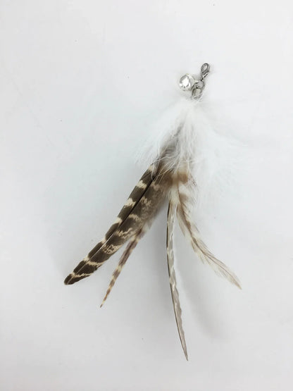 Hands-Free Suction Cup Cat Toy - Interactive Feather Wand Set