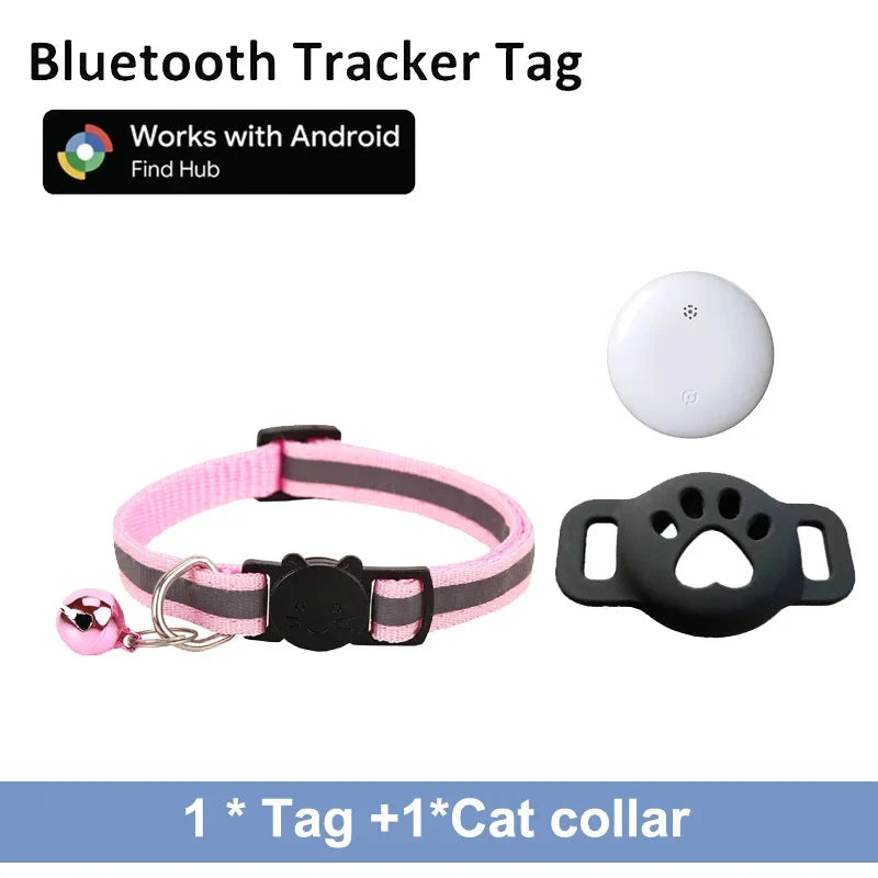 Google Find My Pet Collar Tracker for Android — IP68 Waterproof, No Subscription