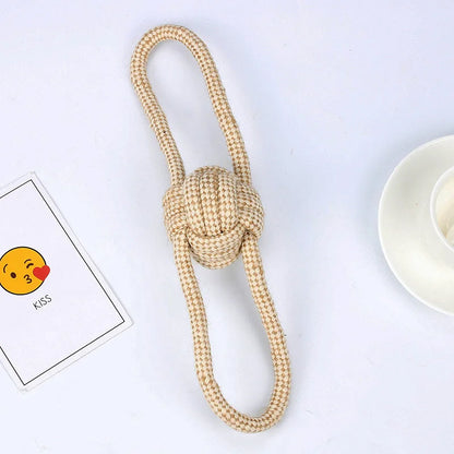 Cotton Rope Knot Chew Toy for Dogs & Cats