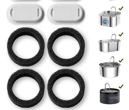 Stainless Steel Water Fountain Replacement Filters