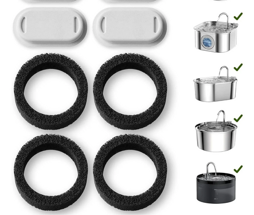 Stainless Steel Water Fountain Replacement Filters