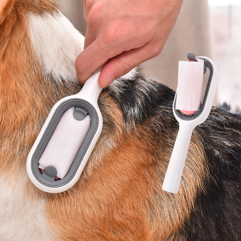 Double-Sided Pet Hair Removal Brush