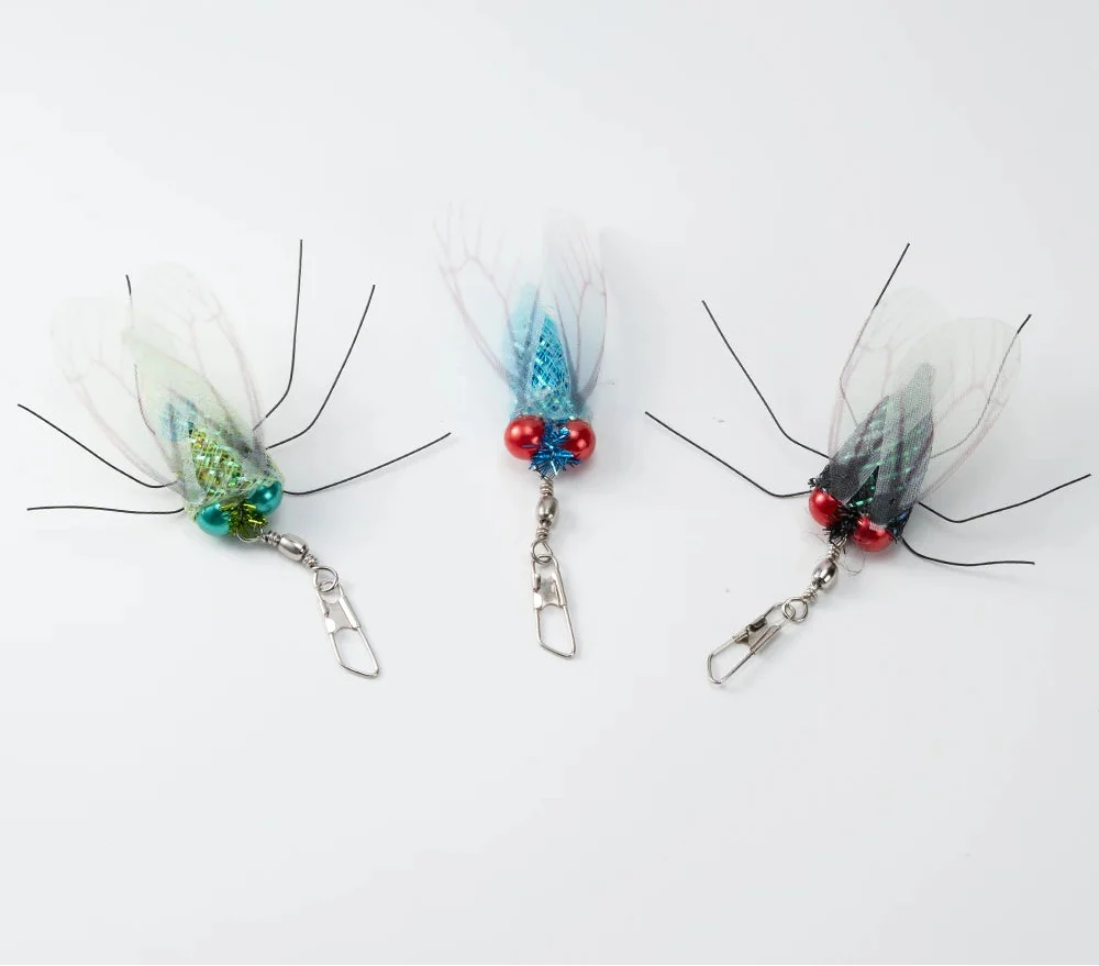 Cicada Bell Cat Teaser Wand Replacement Heads – 5 Pack