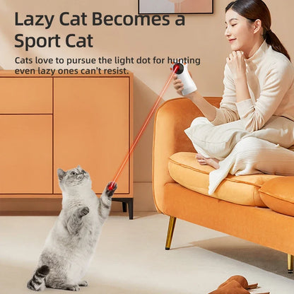 Automatic Interactive Cat Laser Toy - Motion Activated LED Pet Entertainment System